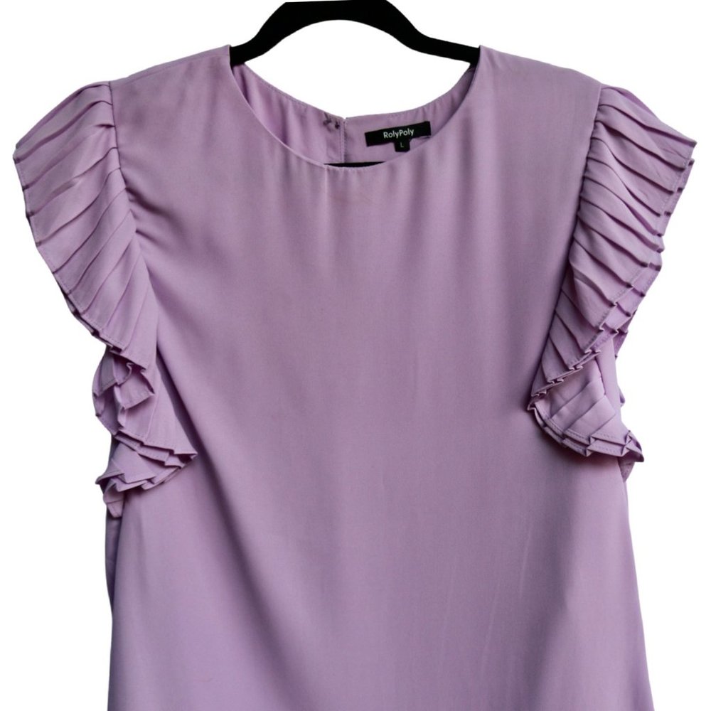Lavender Blouse Size: Large